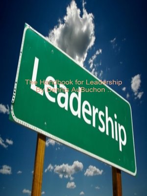 cover image of The Handbook for Leadership